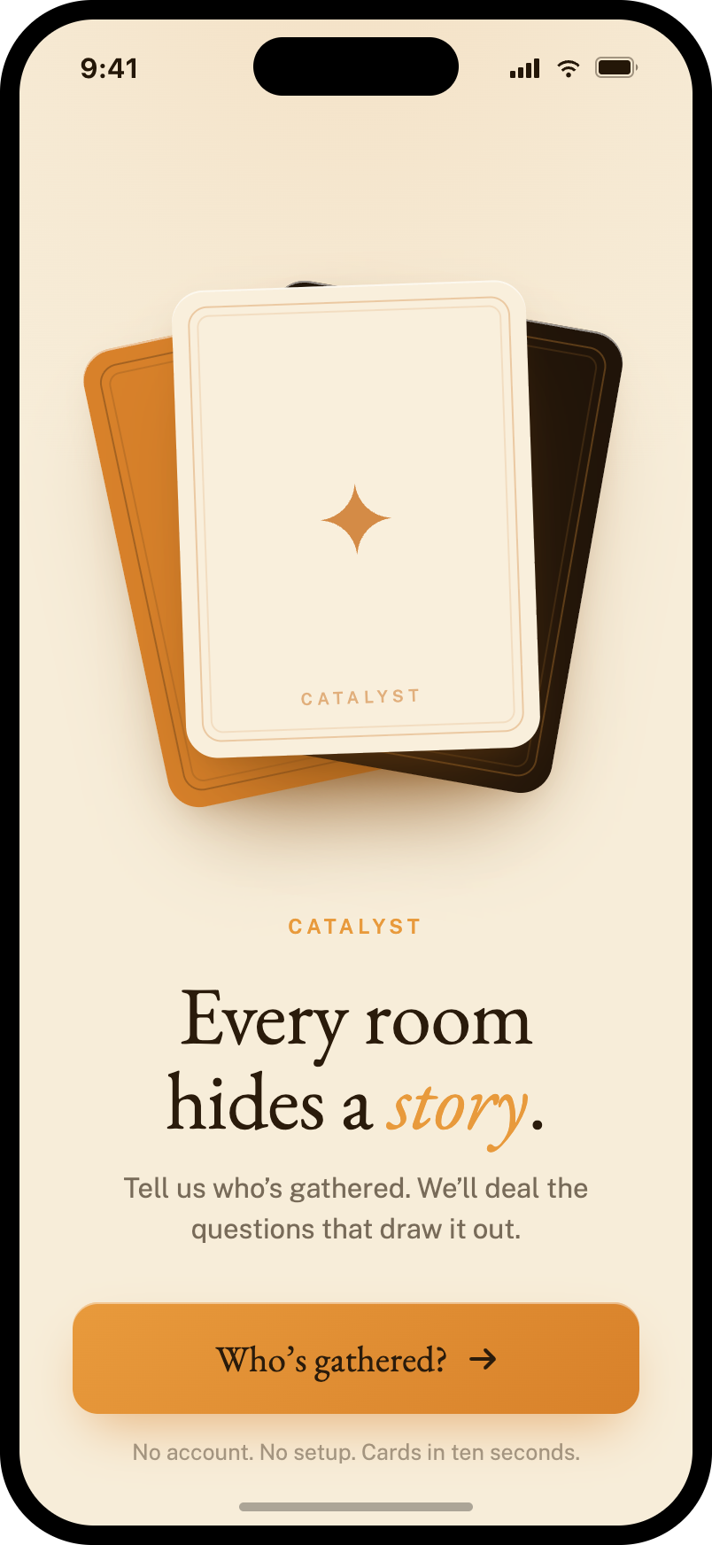 Catalyst app — Every room hides a story